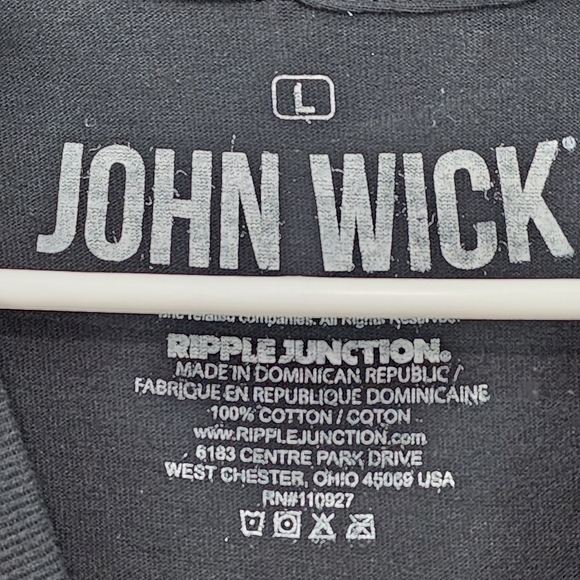 Ripple Junction X John Wick Men's Cotton Short Sleeves Graphic Tee - L - Picture 3 of 5